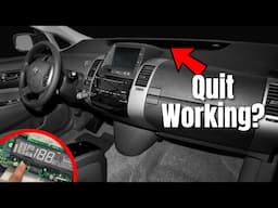How to Fix Toyota Prius NO DASHLIGHTS