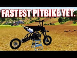 RIDING A PITBIKE THAT HAS OVER 400 HORSEPOWER... (Unreal Jumps!)