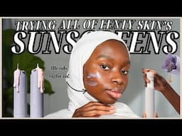 Best Fenty Skin Sunscreen for Dark Skin? I Tested All 3! | Which One Should You Get?