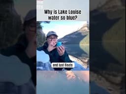 Why is the water at #LakeLouise so blue? #ParksCanada has the answer #NationalParks #Science #lakes