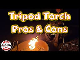 🤔 Tripod Torch Pros and Cons // Propane Fire Pit //👎or👍// $20 Discount Link Included