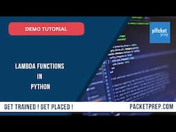 Lambda functions in advanced python