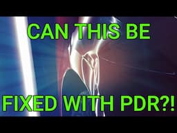 Can a Skilled PDR Technician Fix This Severely Damaged Car Fender? | Paintless Dent Repair