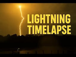 Lightning Timelapse Outside New Orleans