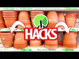 🌟45 *BEST* Outdoor Patio HACKS using $1 Dollar Tree PLANTERS!