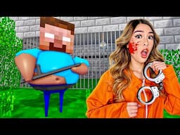 KAT ESCAPES HEROBRINE'S PRISON RUN IN ROBLOX (OBBY)