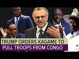 President Trump tells Kagame to withdraw his troops from Congo