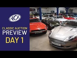 PREVIEW DAY 1 - Over 280 Classic Cars - Anglia Car Auctions - June Classic Car Auction