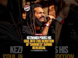 Keznamdi Pours His Soul Into This Rendition of 'Darkness' During Rehearsal Ahead of Sophomore Album