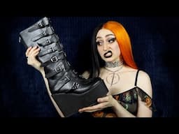 This is what happens when you buy cheap goth shoes from Temu, Shein, Romwe etc...