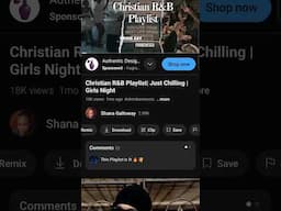 This is what I'm listening 🎶 #musicgenre #christianRnB #music