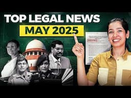 Legal Current Affairs May 2025 | Important Judgments 2025
