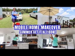 MOBILE HOME MAKEOVER GET IT ALL DONE WITH ME | KIMI COPE