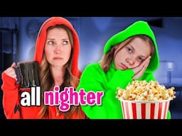 i pulled an all-nighter...