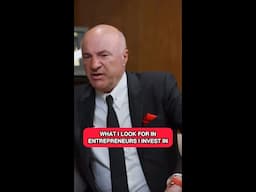 WHAT I LOOK FOR IN ENTREPRENEURS I INVEST IN #shorts