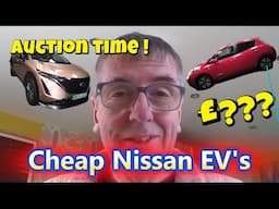 Score a Bargain: Nissan EVs Going Cheap at UK Car Auction!