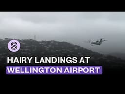Hairy plane landings as Wellington Airport resumes flight after high speed winds | Stuff.co.nz