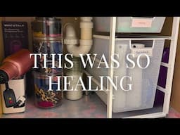 I Organized My Hair Supplies & Accidentally Healed My Inner Teenager