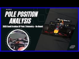 Verstappen SHATTERS Track Record in Jeddah! | F1 Saudi GP Pole Lap Breakdown w/ Telemetry & Onboard