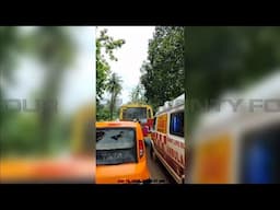 പിഞ്ചു കുഞ്ഞിന്റെ മരണത്തിന് ഇടയാക്കിയ ഗതാഗത കുരുക്കിന്റെ ദൃശ്യം
