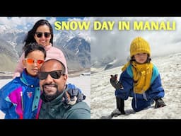 Manali Snow Adventure with Kids | Snow Play Near Rohtang Pass, Shopping & Traffic Madness!