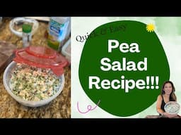 Ryan's Grill Pea Salad Recipe & Luxear Produce Saver Container Set Review!!!