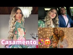 SE ARRUME COMIGO: CASAMENTO DA AMIGA DE INFÂNCIA 💐😍 + vlog