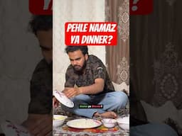 Namaaz Ke Waqt Dinner? #islamicshorts #sunnah #muslimstatus #dinnertime