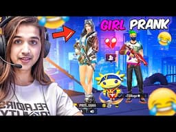 GIRL PRANK WITH RANDOM FREE FIRE PLAYERS 😂 AmitBhai  FUNNIEST Reaction