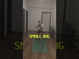 VR Fitness Tip - put a mat or rug down on the ground