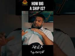 How Big Is A Ship? #ships #seaman #merchantnavy #captain #sealife #facts