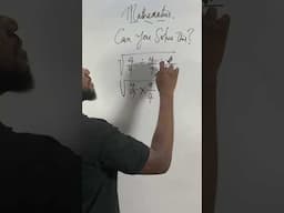 Simple Way to Solve Confusing Fraction Questions! #shorts