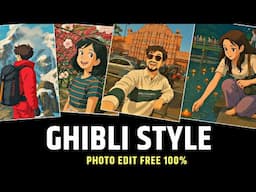 How to Create Ghibli art Free | Ghibli Art style image generator free | Ghibli Style Art Chatgpt