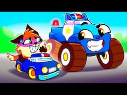 Which is Better? Small or Giant Car | Challenges and Adventures for Kids | Baby Cars | Tonzey Songs