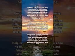 Hosanna to the Savior: A Prayer of Peace, Surrender, and Obedience Inspired by Luke 19:38