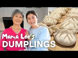 Making dumplings you'd die for with my mom (a chaotic cooking lesson)