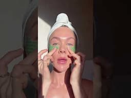 What I do instead at home ⬇️ For my tired puffy eyes #cleanbeauty #acnesafe #skincareroutine