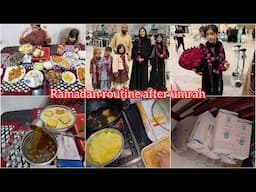 Ramadan routine after umrah | Amish first faste | Ramadan routine vlog