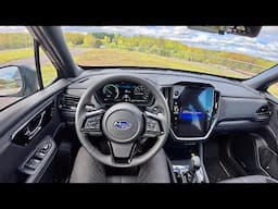2025 Subaru Forester Touring Hybrid - POV First Driving Impressions