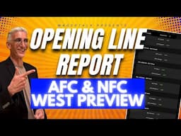 2025 NFL Season Betting Previews | NFC West & AFC West Team Predictions | NFL Opening Line Report