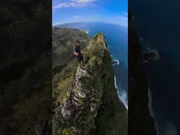 The CRAZIEST ridge on Madeira Island in Portugal #madeira #madeiraisland #hiking