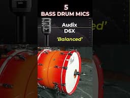 5 Bass Drum Microphones Compared #drums #drummer #microphones