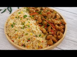 Chicken Chilli Dy With Egg Fried Rice By Recipes of the World