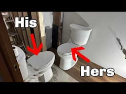 This Renovation Is In a Strange Place Right Now - Cabin Bathroom Renovation 2