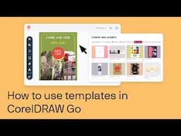 How to edit templates with CorelDRAW Go | Step-by-step tutorial