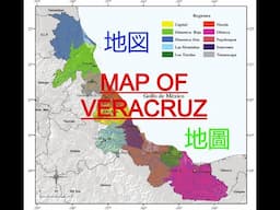MAP OF VERACRUZ STATE MEXICO