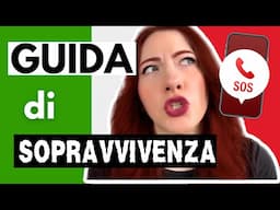 30 Parole e Frasi che DEVI Conoscere per Muoverti Senza Problemi in Italia nel 2025 | Guida 🚗 🇮🇹