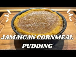 **Easy Jamaican Cornmeal Pudding Recipe | Quick & Delicious Caribbean Dessert**🇯🇲