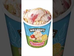 NEW! Ben & Jerry's non-dairy Strawberry Cheezecake #SHORTS