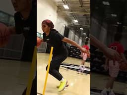 Use your drop dribble to get downhill out of a spin 🔑